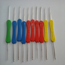 Shoe hook tool DIY manual hook crochet knitting wool special hook crochet needle plastic handle dual hook needle