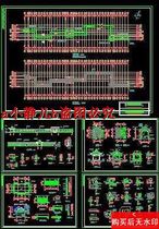 Ancient building corridor building construction cad drawing garden landscape dwg drawing