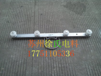 1 0 M galvanized four-wire cross-arm cable bracket telepole cross-arm U-shaped hoop porcelain bottle 7-shaped rack