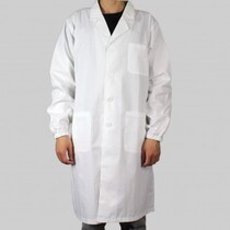 Thickening Lab White Coat Laboratory working in white coat with white coat long sleeves