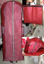 Wedding dress dust cover wedding dress coat dual use 2 dust bag clothes bag clothes bag bag non-woven clothes bag