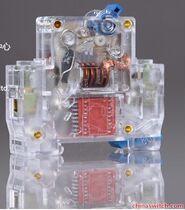 Changsong Electric transparent DZ47-63 1P 63A single-pole household small circuit breaker air switch