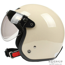 Taiwan Zhengan Kaqi Harley electric motorcycle helmet men and women safety sunscreen UV retro winter warm winter