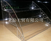 High-grade exhibition stand acrylic powder cake display rack plexiglass perfume display rack facial cleanser display cabinet