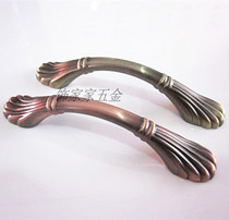 New high-end European cabinet door drawer handle Qinggu red ancient wardrobe door handle antique furniture small handle