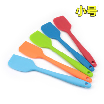 One-piece silicone small spatula cake bread biscuit stirring cream spatula high temperature baking tool