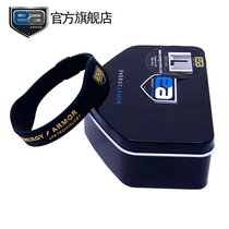 Energy Armor USA EA Negative Ion Energy Sports Bracelet Bracelet Health care Silicone Black Gold