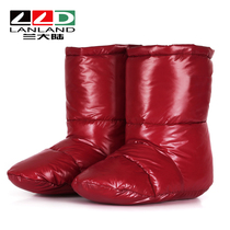 LAN Lanlan mainland ultra light warm down foot cover winter home socks foot cover men and women models