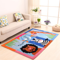 Thickened childrens room cartoon carpet Living room bedroom coffee table Bedside carpet Bay window mat full carpet can be customized