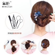 Hair dish stick Korean adult meatball head Bud head flower hair accessories Styler Fluffy hairstyle lazy head accessories