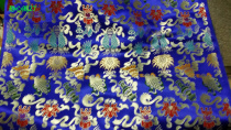 Tibetan fabric wholesale Buddha Hall decorative fabric boutique colorful Pisces eight auspicious fabrics wholesale