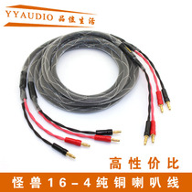 American Monster Fever Main Soundbox Wire Pure Copper HIFI Sound Horn Wire Front Winding Wire Amplifier Cable
