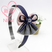 South Korea imported childrens hair accessories girl baby hair hoop Korean bow headband student hair card has teeth