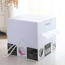 Dazzling Can Hang Creative Magic Square Paper Towel Box Minimalist Idylo Garden Style Cute Napkin Roll containing