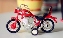 Pull back MOTORCYCLE INERTIA TOY Mini GLIDE TOY CAR model Post 80s Post 90s Nostalgia toy gift