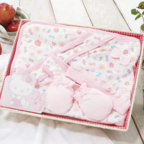 HELLO kitty Katie cat stuffed with a full moon gift box set