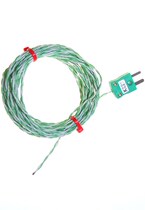 British LABFACILITY Green White Stranded K-type Thin Wire Thermocouple