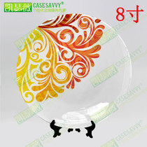 8-inch pattern porcelain plate hanging plate decorative plate wall sitting plate setting plate Ceramic plate creative home craft gift plate