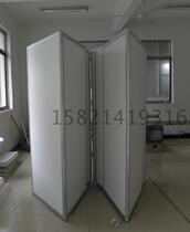 Folding display panel folding screen exhibition hall Partition Aluminum Alloy Screen School With Folding Exhibition Board