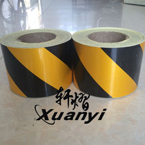 Xuan 10cm reflective warning adhesive tape stickly alert with safety warning with ground identification of the reflective film