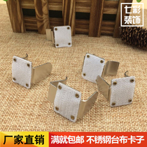 Skirt clip fixed table tablecloth thickened metal buckle T table apron meeting tablecloth clip clip