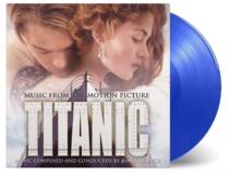 Movie Soundtrack Spot) Vinyl Titanic Titanic Blue Glue Color Glue 2LP Record Brand new