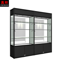 Zhenbang glass display cabinet Shopping mall shelves container digital product display cabinet Red wine display cabinet Ceramic toy display cabinet