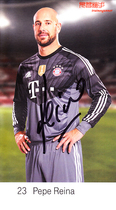 Spains Merena Bayern Munichs 2014-15-season pro-pen signing card
