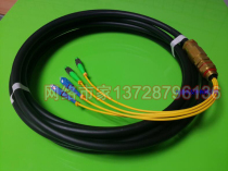 Customized radio and television LC SC APC single-mode multi-mode 4 8 12-core waterproof tail cable 3 5 10 m telecom class