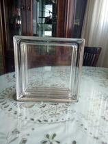 1908 Italy imports silver plated straight through grain glass brick transparent effect good high-end quality designer selection material