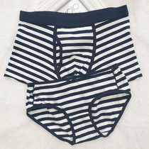 Modal pure cotton couple underwear cute creative personality mens boxer shorts medium and low waist womens triangle mens and womens suits