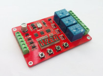 DRM03 three-way multi-function relay module delay self-locking cycle timing time relay etc.