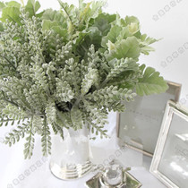 Emulated mini green plant with grass-style small frescoed floral deer corner grass rabbit earlobate home decoration plant wholesale