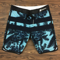 Mens Fitness Competition Beach Shorts Printed Loose Cropped Pants Summer Casual Sports Shorts Large Size Surfing Swimming Trunks