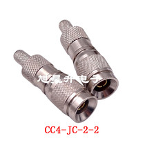 CC4 RF coaxial connector CC4-J-2-2 optical transceiver connector ZTE E1 dedicated communication 2m head 2 trillion head