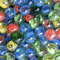 Childrens game machine bullet glass beads 14mm large glass balls 25mm marbles special cattle machine marbles trumpet