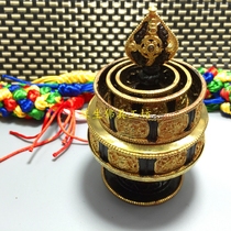 The fate of Buddhism Buddhism supplies Nepal imported pure hand-carved red copper-plated real gold Manza plate