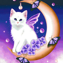 2021 new diamond painting living room bedroom dotted diamond crystal cross stitch full diamond small pieces of their own handmade cat 2020