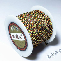 Wenplay Tibetan Buddhist jewelry line five-color line multi-color line exquisite fish colorful rope ABC line hand string string beaded line