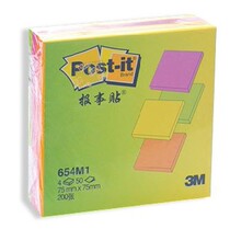 3M post-it newspaper post 654M1 note paper 3x3 4 colors x50 page fluorescent color