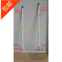 High quality iron harrowing hugging grass harrowing farm furniture landscaping tools water grass iron handle harrowing leaves harrowing