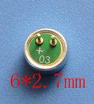 6027 Gold-plated pin microphone MIC small microphone Electret microphone