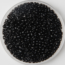 2mm black rice beads diy jewelry accessories cross stitch beads clothing accessories 20 grams about 1600 pieces