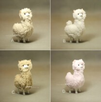 Genuine bulk goods clockwork can run alpaca cute Q version cartoon animal PVC flocking plush doll toy