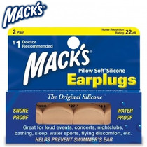 American MACKS silicone swimming waterproof earplugs soundproof earplugs for noise-proof bathing professional