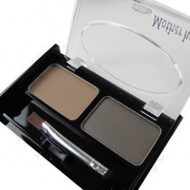  Maiden two-color natural eyebrow powder Black light gray Light brown eyebrow pencil with eyebrow brush cosplay