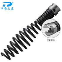 Pipe dredge fittings diameter 16mm spring special cutter bit drill ball screw olive cutter head