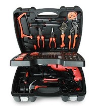 Impact electric drill household power tool set multifunctional electric woodworking hardware gift combination Kit Kit Kit