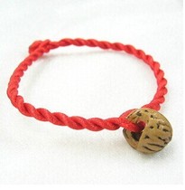 2021 Korean version of woven red rope bracelet Kaiyun peach basket walnut trinket couple red bracelet