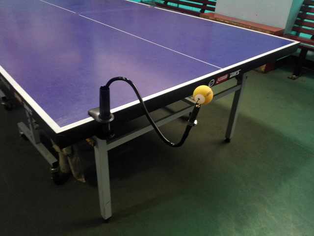 Table tennis ອຸປະກອນການຝຶກອົບຮົມຕົນເອງເຕັກນິກການດໍາເນີນການ shaping ball machine extended version plastic clip home professional